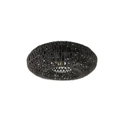 Kinder QAZQA Retro-Deckenleuchte schwarz Seil 50cm - Lina