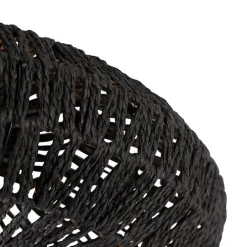 Kinder QAZQA Retro-Deckenleuchte schwarz Seil 50cm - Lina