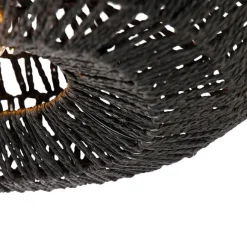 Kinder QAZQA Retro-Deckenleuchte schwarz Seil 50cm - Lina