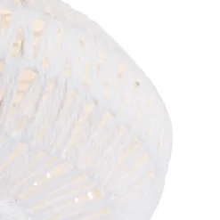 Kinder QAZQA Retro-Deckenleuchte weiß Seil rund - Lina