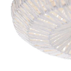 Kinder QAZQA Retro-Deckenleuchte weiß Seil rund - Lina