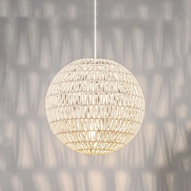 Kinder QAZQA Retro-Hängelampe weiß 40 cm - Lina Ball 40