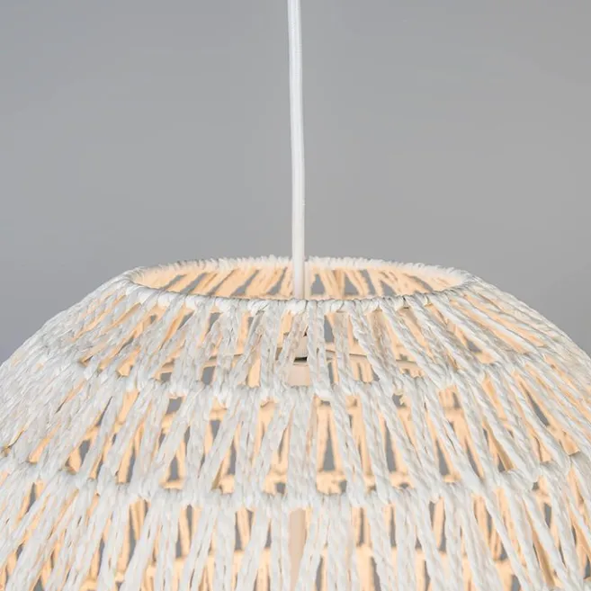 Kinder QAZQA Retro-Hängelampe weiß 40 cm - Lina Ball 40