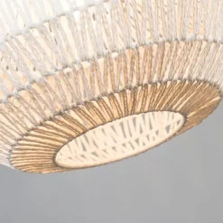 Kinder QAZQA Retro-Hängelampe weiß 50 cm - Lina Cono 50