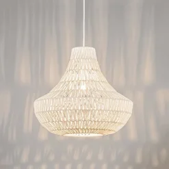 Kinder QAZQA Retro-Hängelampe weiß 50 cm - Lina Cono 50