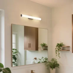 QAZQA Retro-Wandleuchte Bronze 60,4 cm inkl. LED IP44 - Coco