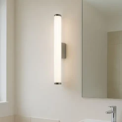 QAZQA Retro-Wandleuchte Gunmetal 60,4 cm inkl. LED IP44 - Coco