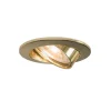 QAZQA Runder Einbauspot in Gold - Edu