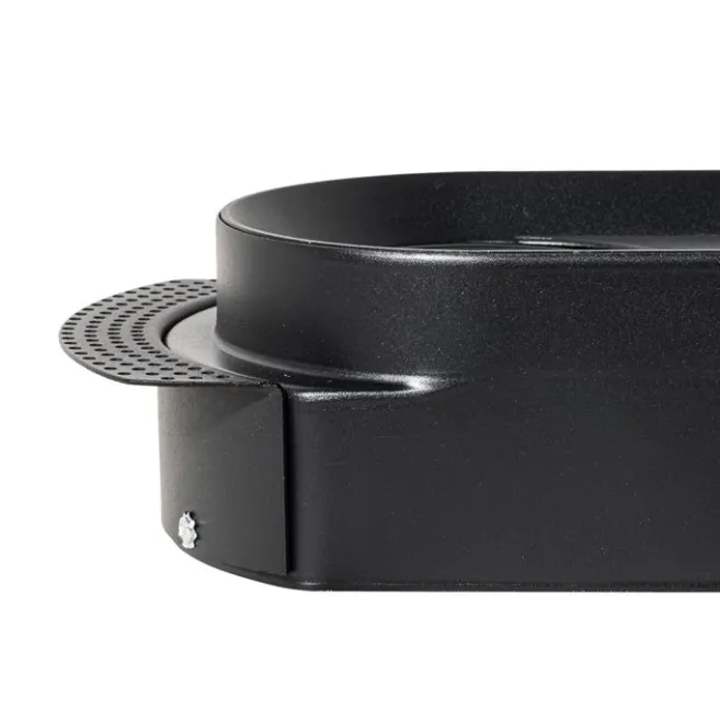 QAZQA Runder Einbau-Strahler schwarz GU10 70mm 2-flammig - Hubs