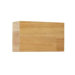 QAZQA Rustikale Wandleuchte Eichenholz 2-flammig - Otan