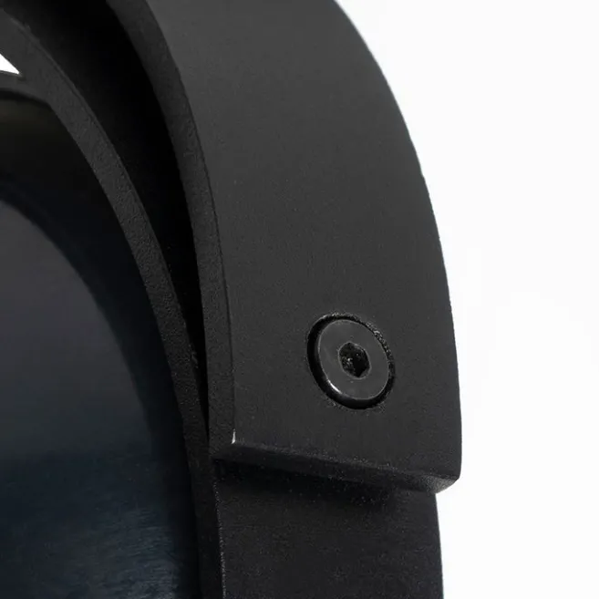 QAZQA Schienenspot Schwarz für 3-Phasen Schiene GU10 111mm - 3-Phasen Master Honey