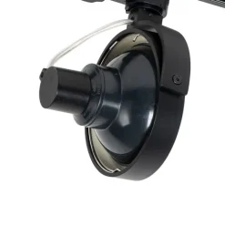 QAZQA Schienenspot Schwarz für 3-Phasen Schiene GU10 111mm - 3-Phasen Master Honey