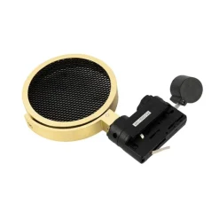 QAZQA Schienenstrahler Gold für 3-Phasenschiene GU10 111mm - 3-Phasen Master Honey