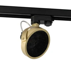 QAZQA Schienenstrahler Gold für 3-Phasenschiene GU10 111mm - 3-Phasen Master Honey