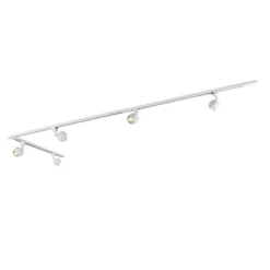 QAZQA Schienensystem Gissi 5 weiß