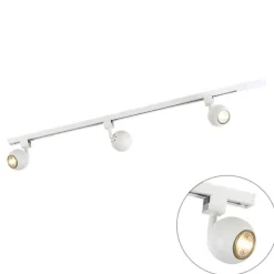 QAZQA Schienensystme Gissi 3 weiß