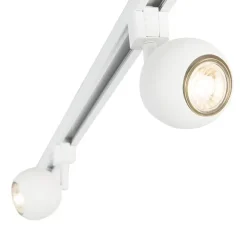 QAZQA Schienensystme Gissi 3 weiß