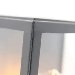 QAZQA Schwarze Außenwandleuchte mit Dämmerungssensor - Rotterdam