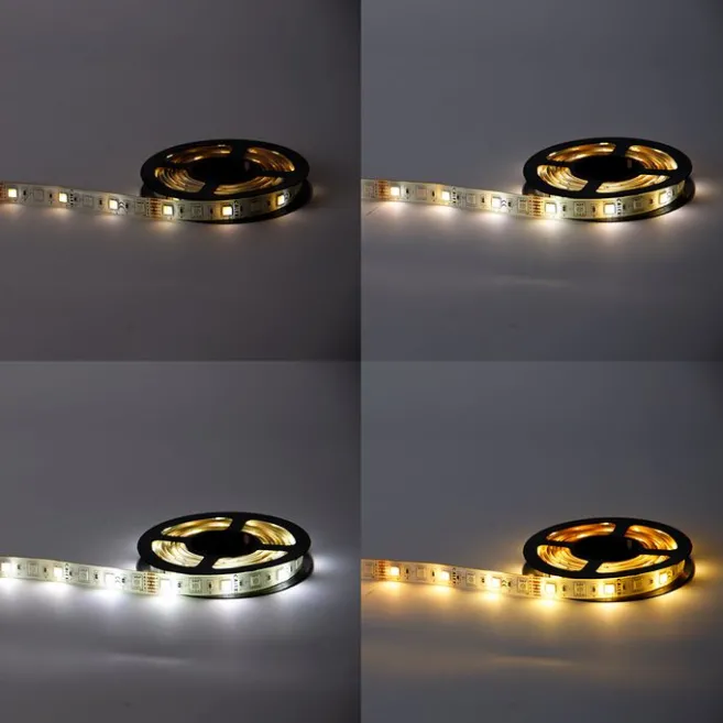 Calex Set aus 2 smarten LED-Streifen RGBW und dimmbar in Kelvin 2 m inkl. Treiber