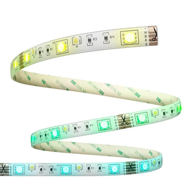 Calex Set aus 2 smarten LED-Streifen RGBW und dimmbar in Kelvin 2 m inkl. Treiber