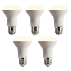 LUEDD Set mit 5 dimmbaren E27 LED-Glühbirnen R63 6,2W 520lm 2700K