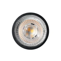 LUEDD Set mit 5 dimmbaren GU10 LED-Glühbirnen Schwarz 7W 430 lm 2700K