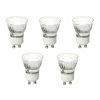 LUEDD Set mit 5 dimmbaren GU10 LED-Glühbirnen 35mm 4W 200lm 3000K