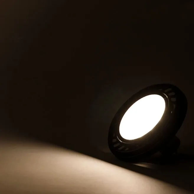 LUEDD Set mit 5 dimmbaren GU10 LED-Lampen AR111 8W 700lm 2700K