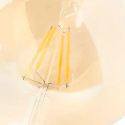 LUEDD Set mit 5 E27 dimmbaren LED-Lampen G125 Gold 5W 450 lm 2200K