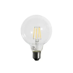 LUEDD Set mit 5 E27 3-Stufen dimmbare LED-Glühbirne G95 4W 450lm 3000K