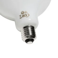 LUEDD Set mit 5 E27 3-Stufen-dimmbare LED-Glühbirne Opal G125 4W 450lm 3000K