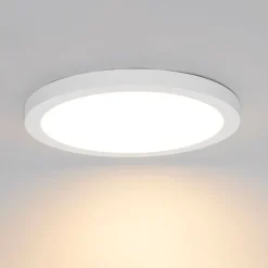 QAZQA Set mit 6 Einbau- oder Aufbau-Spots weiß 30 cm inkl. LED 3-Stufen-Dim-to-Warm - Trans