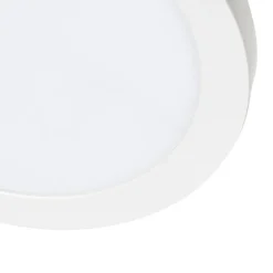 QAZQA Set mit 6 Einbau- oder Aufbau-Spots weiß 30 cm inkl. LED 3-Stufen-Dim-to-Warm - Trans