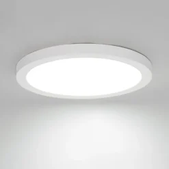 QAZQA Set mit 6 Einbau- oder Aufbau-Spots weiß 30 cm inkl. LED 3-Stufen-Dim-to-Warm - Trans