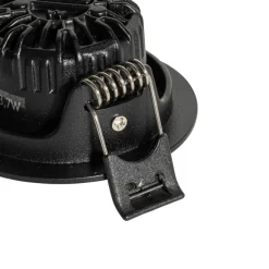 QAZQA Set mit 6 Einbauspots schwarz schwenkbar 6,5 cm inkl. LED IP54 Ultra Slim - Pupil