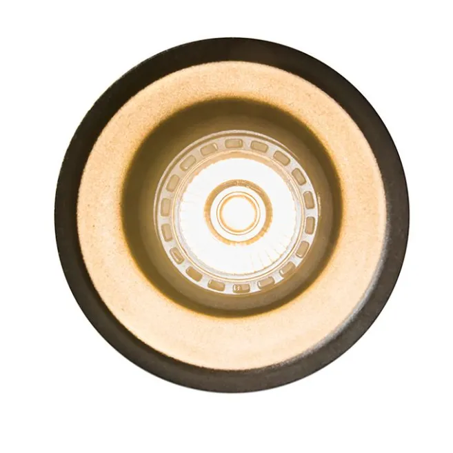 QAZQA Set mit 6 Einbauspots schwarz rund - Dept