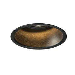 QAZQA Set mit 6 Einbauspots schwarz rund - Dept