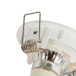 QAZQA Set mit 6 Einbaustrahlern weiß GU10 35mm - Edu