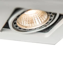 QAZQA Set mit 10 Einbaustrahlern weiß einstellbar - Qure