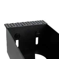 QAZQA Set mit 6 Einbaustrahlern schwarz GU10 70mm 2-flammig randlos - Oneon