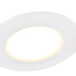 QAZQA Set mit 6 Einbaustrahlern weiß inkl. Dim-to-Warm LED 7W IP65 - Blanca