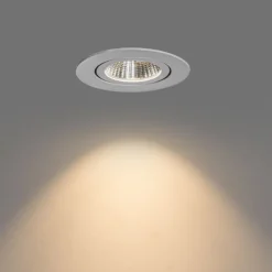 QAZQA Professional Set mit 6 Einbaustrahlern Weiß 6,8 cm inkl. LED 750 lm Dimmbar IP65 - Gaius