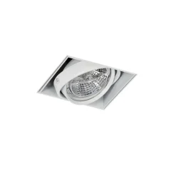 QAZQA Set mit 6 Einbaustrahlern weiß GU10 AR70 Trimless - Oneon