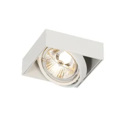 QAZQA Set mit 6 Einbaustrahlern weiß GU10 AR70 Trimless - Oneon