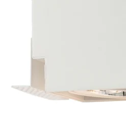 QAZQA Set mit 6 Einbaustrahlern weiß GU10 AR70 Trimless - Oneon