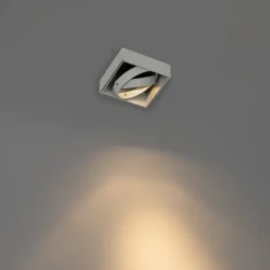 QAZQA Set mit 6 Einbaustrahlern weiß GU10 AR70 Trimless - Oneon