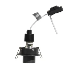 QAZQA Set mit 6 Einbaustrahlern Gunmetal GU10 35mm Rund Kippbar - Installa