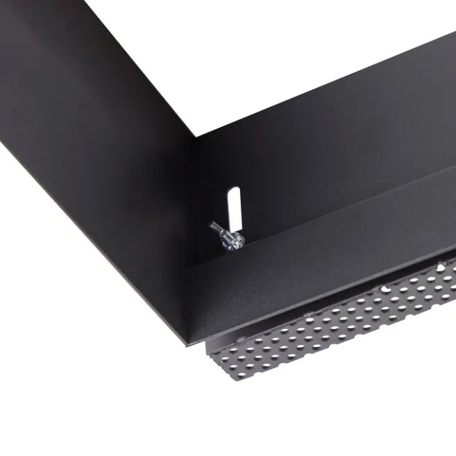 QAZQA Set mit 3 Einbaustrahlern, schwarz, GU10 AR111, randlos, 2-flammig – Oneon