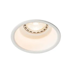 QAZQA Set mit 6 Einbaustrahlern weiß rund - Dept