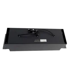 QAZQA Set mit 6 Einbaustrahlern schwarz GU10 AR70 Trimless 3-Licht - Oneon